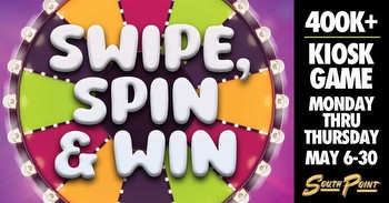 $400,000+ Swipe, Spin & Win Kiosk Game at South Point Hotel & Casino