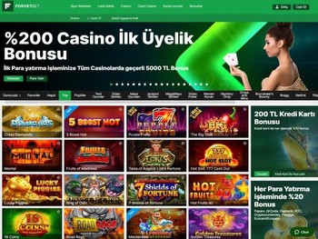 Forvetbet Casino Review ᐈ 200% up to ₺5000 Sign Up Bonus
