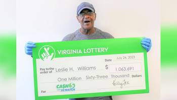 Alexandria man wins over $1M in Virginia lottery jackpot