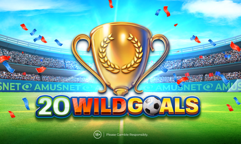 Amusnet Releases Football-themed Video Slot “20 Wild Goals”