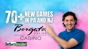 Borgata Online Casino Releases 70+ New Casino Games in PA and NJ