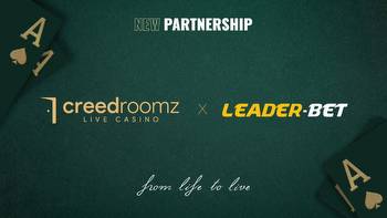 CreedRoomz adds its catalog of live casino games to LeaderBet's aggregation platform