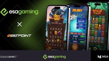 ESA Gaming integrates content with Betpoint in Italy