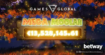 Games Global progressive jackpot Mega Moolah! pays out €13.5 million