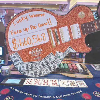Gridley Resident Goes Home with $660,000 Jackpot at Hard Rock Hotel & Casino