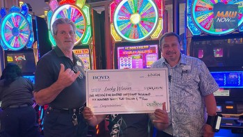 Hawaiʻi visitor spins their way to $1.5M Wheel of Fortune slots jackpot at California Hotel & Casino