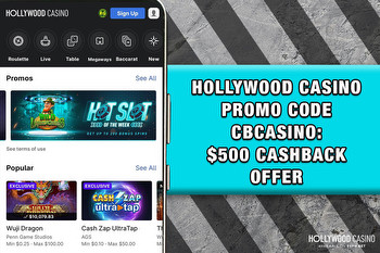Hollywood Casino Promo Code CBCASINO Releases Up to $500 Cashback After 24 Hours