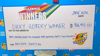 Illinois ILottery player wins $986,000 jackpot on lottery app