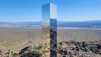 New monolith north of Las Vegas revives mysterious trend from late 2020