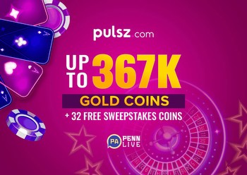 Pulsz Casino bonus code mlive for 367K GC + 32.2 SC
