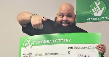 Richmond man wins record online Virginia Lottery game jackpot