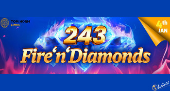 Tom Horn Gaming Releases 243 Fire’n’Diamonds Slot