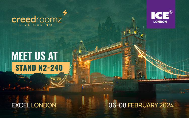 CreedRoomz to showcase innovations in Live Casino gaming at ICE London 2024