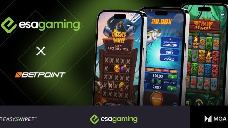 ESA Gaming integrates content with Betpoint in Italy