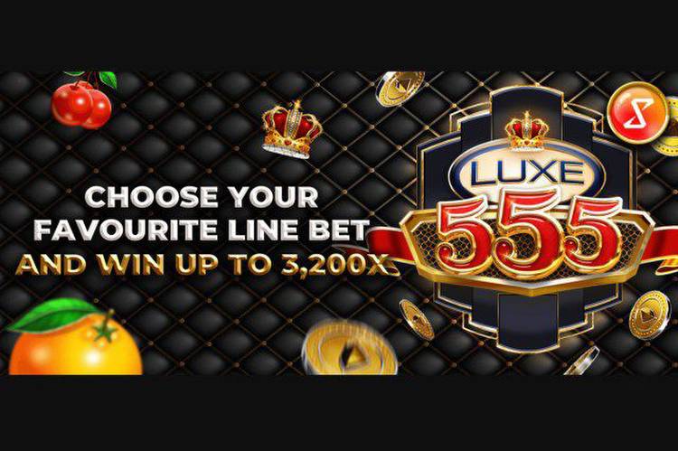 Luxe 555, retro meets modern in a 3×3 reel, 5-line augmented betting experience online slot game