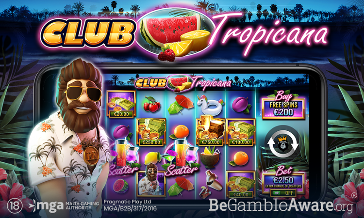 PRAGMATIC PLAY OFFERS A TASTE OF PARADISE IN CLUB TROPICANA